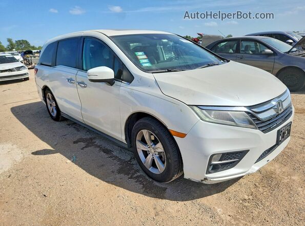 5FNRL6H7XJB007396 2018 HONDA ODYSSEY White Przód prawy
