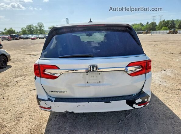 5FNRL6H7XJB007396 2018 HONDA ODYSSEY White Widok z tyłu