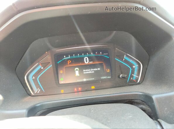 5FNRL6H7XJB007396 2018 HONDA ODYSSEY White Widok zestawu wskaźników
