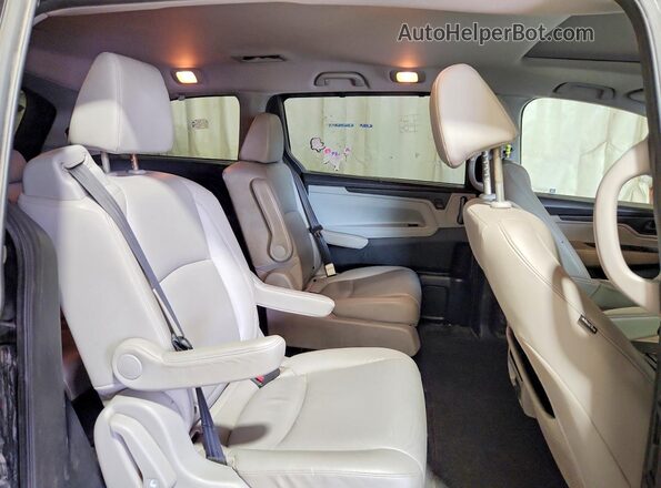 5FNRL6H7XJB027793 2018 HONDA ODYSSEY Black Вид задньої частини салону