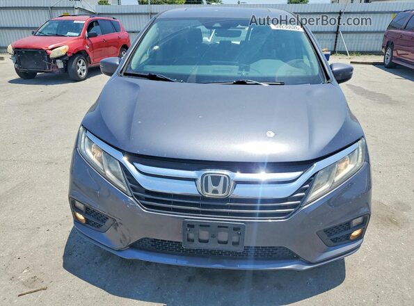 5FNRL6H7XJB053407 2018 HONDA ODYSSEY Gray წინა ხედი