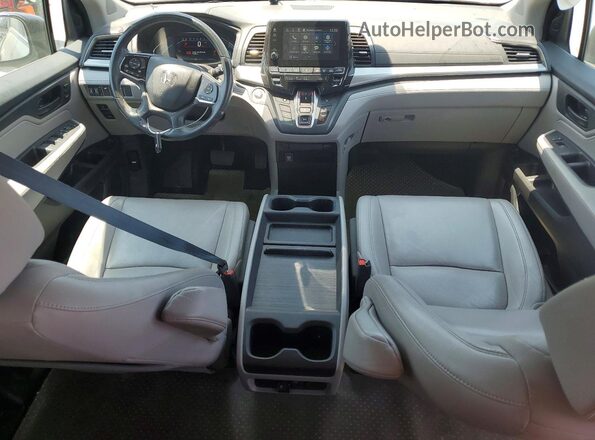 5FNRL6H7XJB053407 2018 HONDA ODYSSEY Gray წინა პანელის ხედი