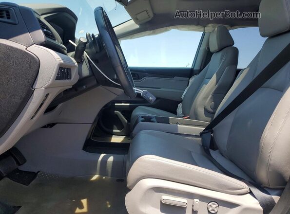 5FNRL6H7XJB053407 2018 HONDA ODYSSEY Gray წინა სალონის ხედი
