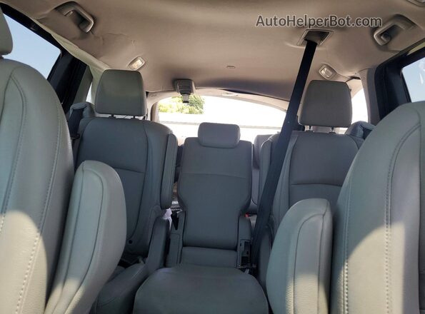 5FNRL6H7XJB053407 2018 HONDA ODYSSEY Gray უკანა სავარძლების ხედი
