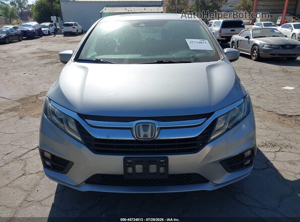 5FNRL6H7XJB107790 2018 HONDA ODYSSEY Серебряный Вид щитка приборов