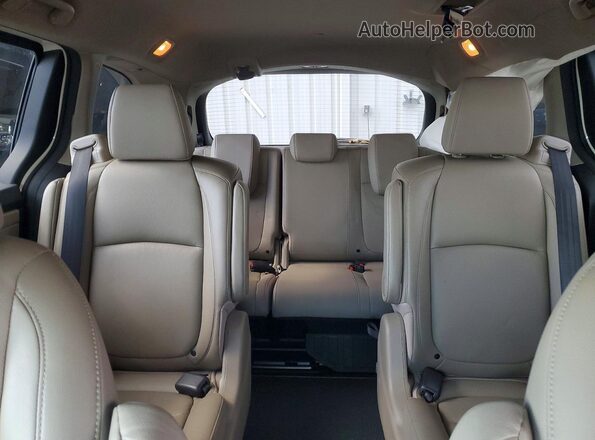 5FNRL6H7XKB016357 2019 HONDA ODYSSEY White Vista de los asientos traseros