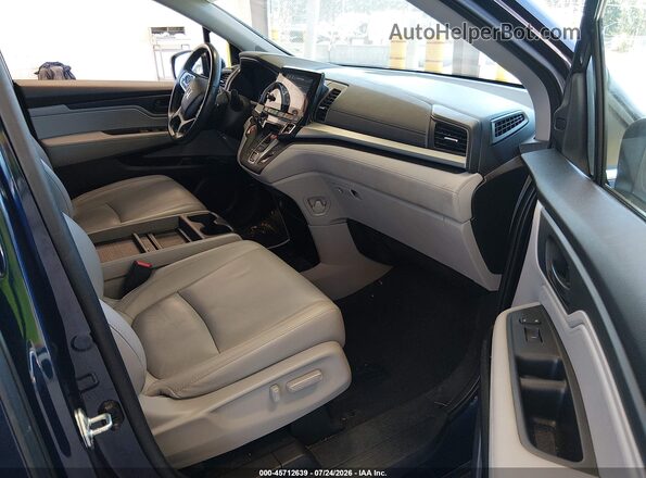 5FNRL6H7XKB041971 2019 HONDA ODYSSEY Navy Սալոնի դիմացի տեսք
