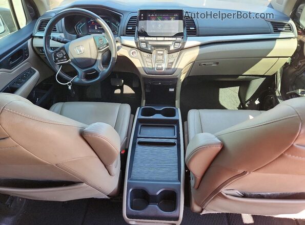 5FNRL6H7XKB045860 2019 HONDA ODYSSEY Burgundy წინა პანელის ხედი