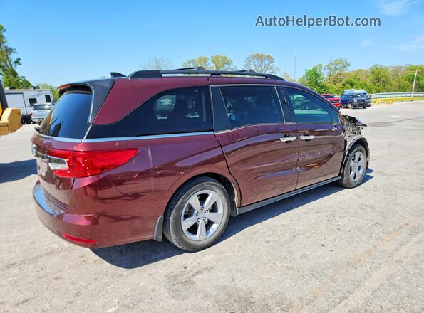 5FNRL6H7XKB045860 2019 HONDA ODYSSEY Burgundy უკანა მარჯვენა