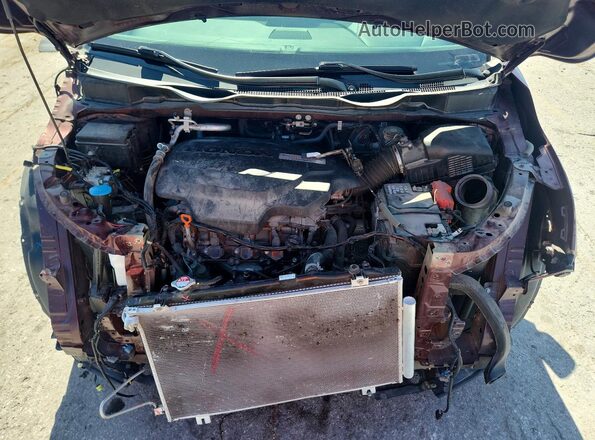 5FNRL6H7XKB045860 2019 HONDA ODYSSEY Burgundy ძრავის განყოფილების ხედი
