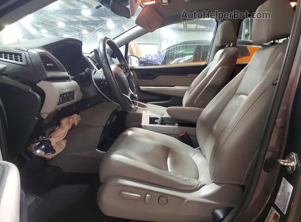 5FNRL6H7XKB063274 2019 HONDA ODYSSEY Серый Вид салона спереди