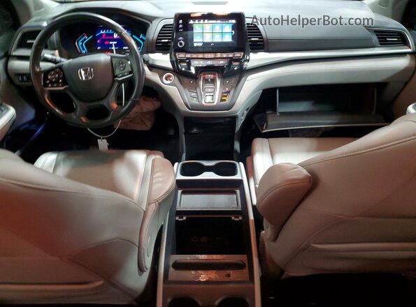 5FNRL6H7XKB063274 2019 HONDA ODYSSEY Серый Вид панели приборов