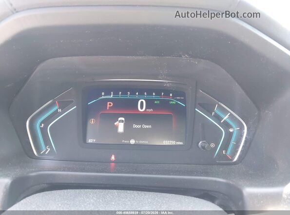 5FNRL6H7XKB132318 2019 HONDA ODYSSEY Gray Widok tylnych siedzeń