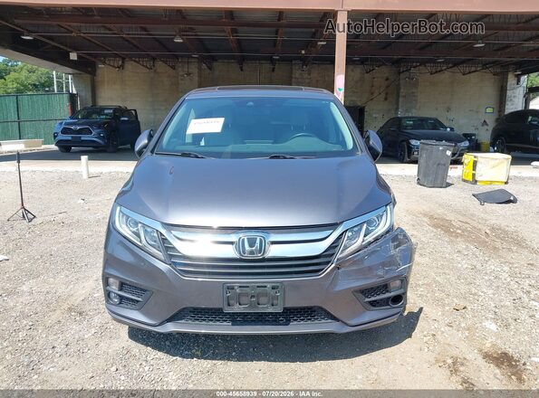5FNRL6H7XKB132318 2019 HONDA ODYSSEY Gray Widok zestawu wskaźników
