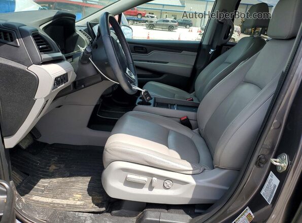 5FNRL6H7XKB136742 2019 HONDA ODYSSEY Серый Вид салона спереди