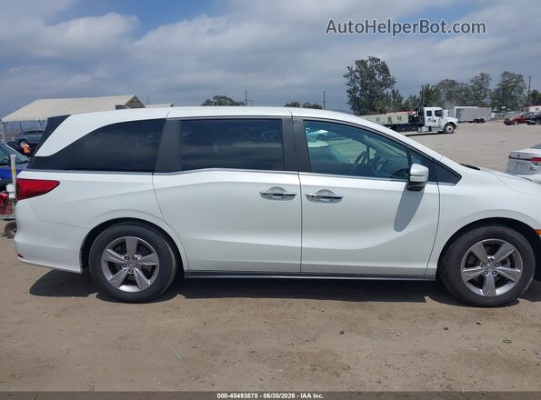 5FNRL6H7XLB014030 2020 HONDA ODYSSEY White Rear interior view