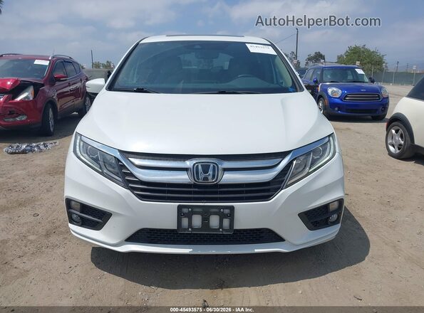 5FNRL6H7XLB014030 2020 HONDA ODYSSEY White Instrument cluster view