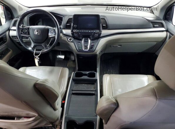 5FNRL6H7XLB032172 2020 HONDA ODYSSEY Blue Widok deski rozdzielczej