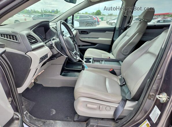 5FNRL6H7XLB043110 2020 HONDA ODYSSEY Gray Սալոնի դիմացի տեսք