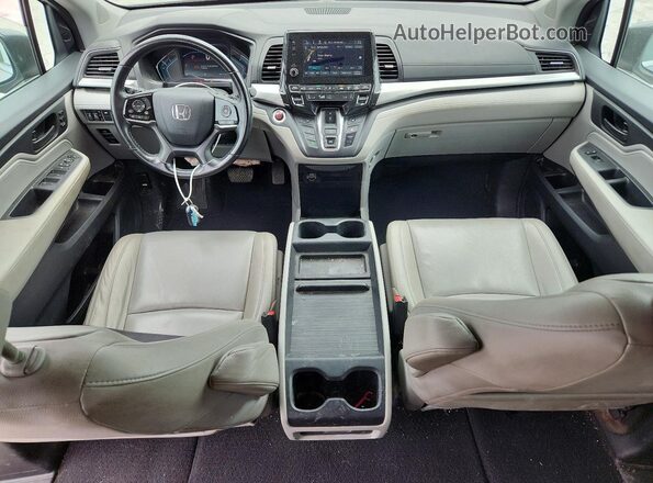 5FNRL6H7XLB043110 2020 HONDA ODYSSEY Gray Առջևի վահանակի տեսք