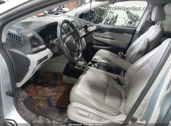 5FNRL6H7XMB016216 2021 HONDA ODYSSEY Gray Սալոնի դիմացի տեսք
