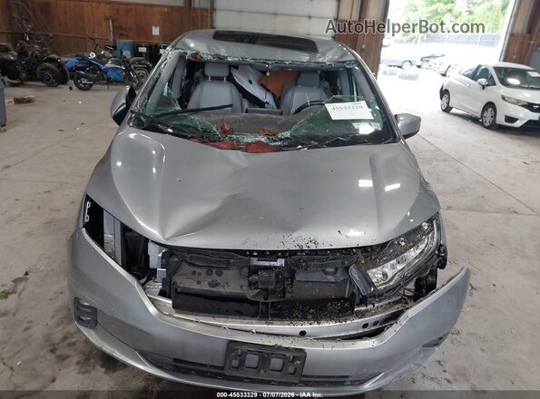 5FNRL6H7XMB016216 2021 HONDA ODYSSEY Gray Դիմացի տեսք