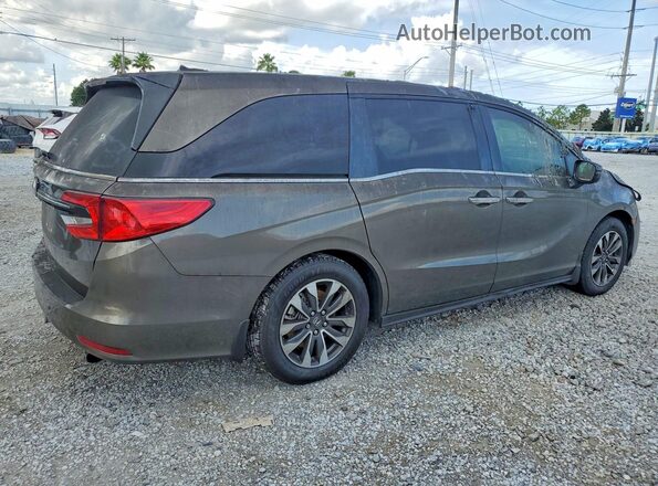 5FNRL6H7XNB013236 2022 HONDA ODYSSEY Tan Հետևի աջ