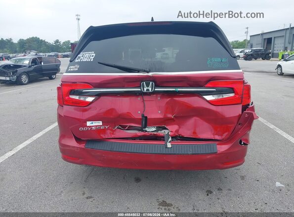 5FNRL6H7XNB062114 2022 HONDA ODYSSEY Red Вид спереду