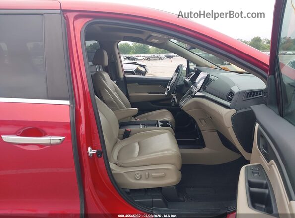5FNRL6H7XNB062114 2022 HONDA ODYSSEY Red Вид салону спереду