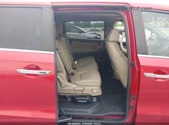 5FNRL6H7XNB062114 2022 HONDA ODYSSEY Red Вид наклейки з VIN-кодом