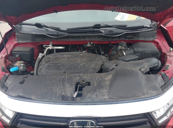 5FNRL6H7XNB062114 2022 HONDA ODYSSEY Red Вид ззаду