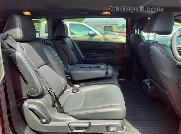 5FNRL6H7XSB041050 2025 HONDA ODYSSEY Red Vista interior trasera