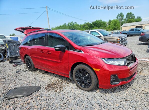 5FNRL6H7XSB041050 2025 HONDA ODYSSEY Red Delantero derecho