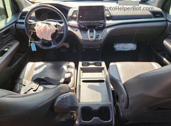 5FNRL6H80JB049522 2018 HONDA ODYSSEY White Widok deski rozdzielczej
