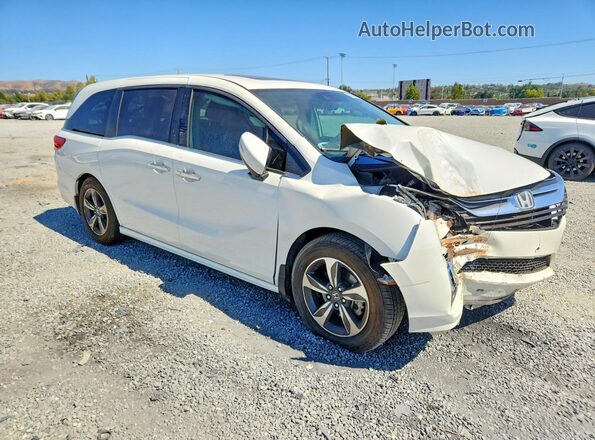 5FNRL6H80JB049522 2018 HONDA ODYSSEY White Przód prawy
