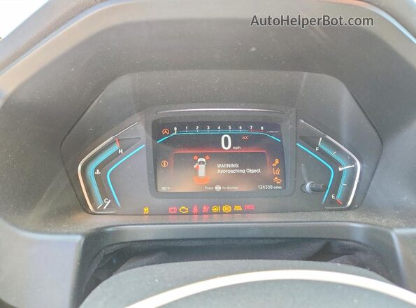 5FNRL6H80JB049522 2018 HONDA ODYSSEY White Widok zestawu wskaźników