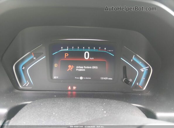 5FNRL6H80KB061820 2019 HONDA ODYSSEY Gray Rear seats view