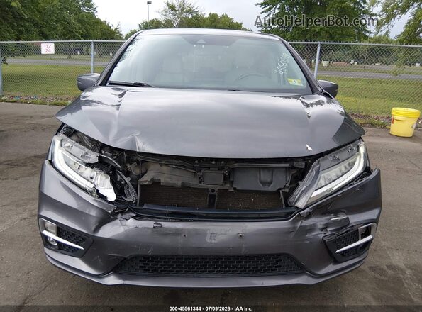 5FNRL6H80KB061820 2019 HONDA ODYSSEY Gray Front view