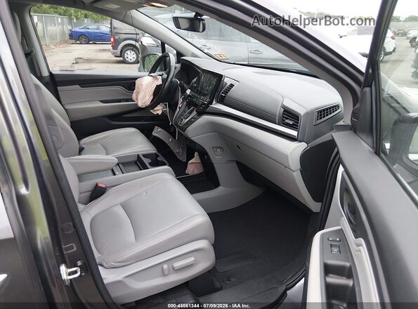 5FNRL6H80KB061820 2019 HONDA ODYSSEY Gray Front interior view