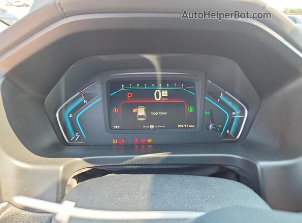 5FNRL6H80NB043886 2022 HONDA ODYSSEY Gray Սարքավորումների վահանակի տեսք