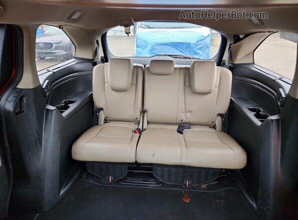 5FNRL6H80NB053768 2022 HONDA ODYSSEY Red Հետևի նստատեղերի տեսք