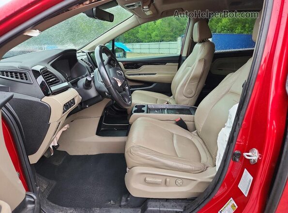 5FNRL6H80NB053768 2022 HONDA ODYSSEY Red Սալոնի դիմացի տեսք
