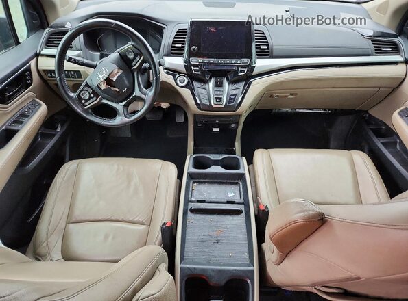 5FNRL6H80NB053768 2022 HONDA ODYSSEY Red Առջևի վահանակի տեսք