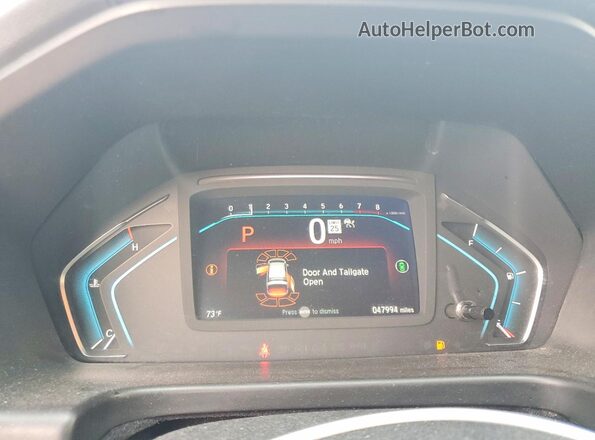 5FNRL6H80PB032941 2023 HONDA ODYSSEY Gray ხელსაწყოთა პანელის ხედი