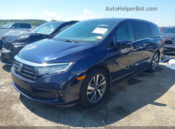 5FNRL6H80PB045169 2023 HONDA ODYSSEY Blue Przód lewy