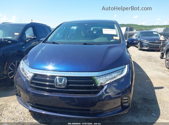 5FNRL6H80PB045169 2023 HONDA ODYSSEY Blue Widok wnętrza z tyłu