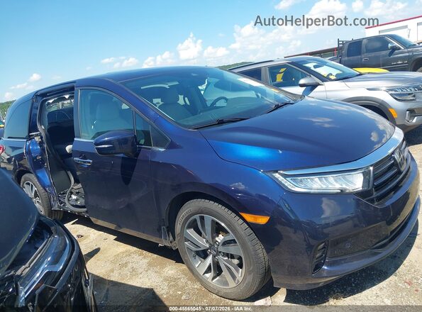 5FNRL6H80PB045169 2023 HONDA ODYSSEY Blue Widok wnętrza 360 stopni