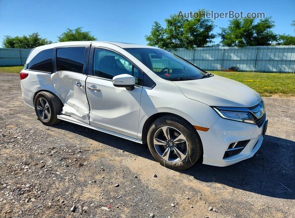 5FNRL6H81JB020837 2018 HONDA ODYSSEY White Przód prawy