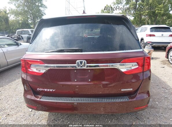 5FNRL6H81JB063171 2018 HONDA ODYSSEY Maroon 