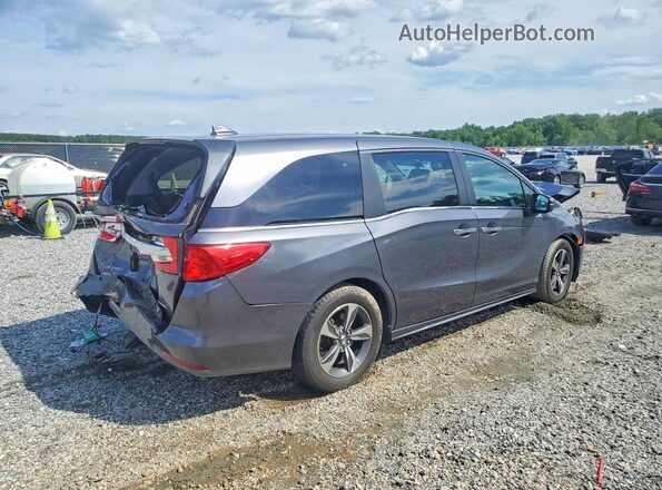 5FNRL6H81KB037347 2019 HONDA ODYSSEY Gray Trasero derecho